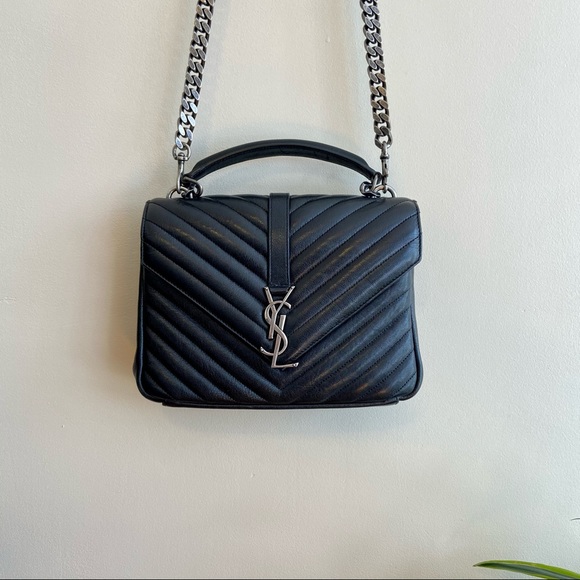 🚫 SOLD- SAINT LAURENT College Medium Shoulder Bag - Picture 5 of 10